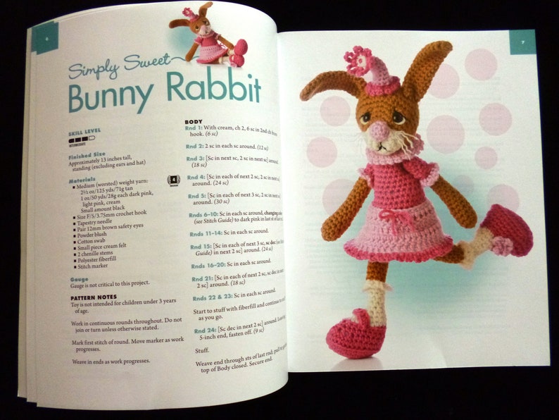 Animal Amigurumi to Crochet Crochet Pattern Book with 8 Adorable Designs by Teri Crews image 4