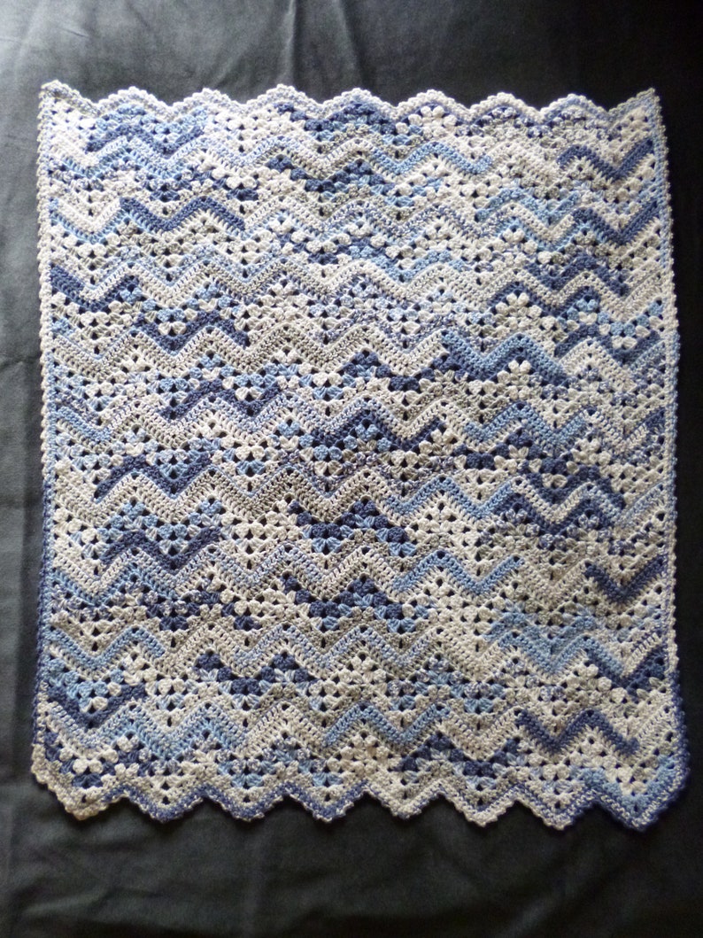 Crochet Waves Baby Blanket MADE TO ORDER Handmade Super Etsy