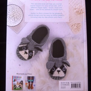 Crochet Animal Slippers Crochet pattern book of 60 fun and easy slipper patterns for all the family by Ira Rott image 2