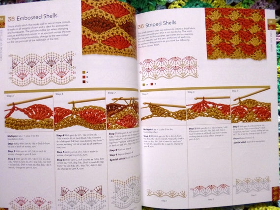 2 Crochet Stitch Pattern Books 200 Crochet Stitches by Sarah Hazell 200  More Crochet Stitches by Tracey Todhunter 