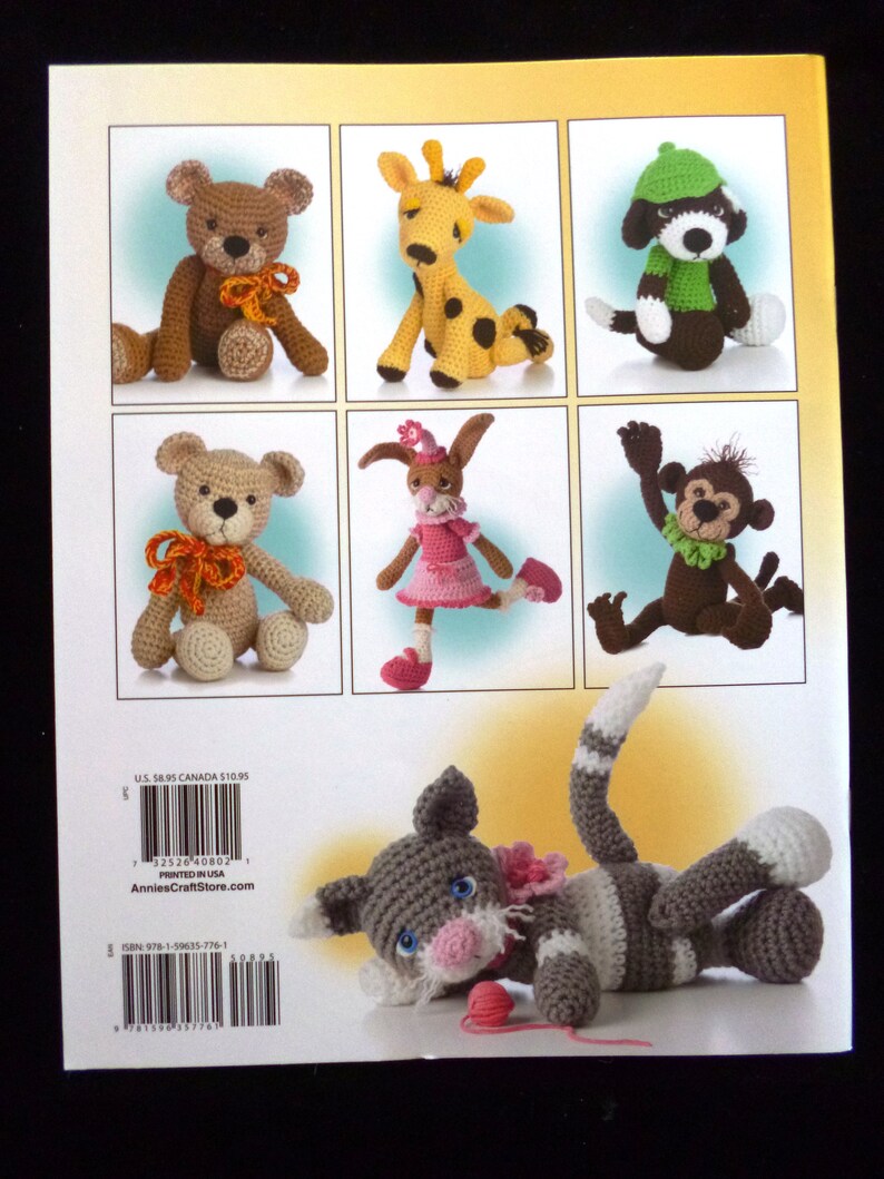 Animal Amigurumi to Crochet Crochet Pattern Book with 8 Adorable Designs by Teri Crews image 2