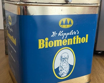 Old storage box Dr. Keppler's Biomenthol