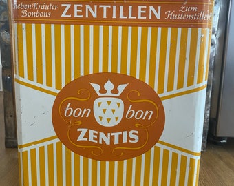 Old storage tin Zentis Bonbons