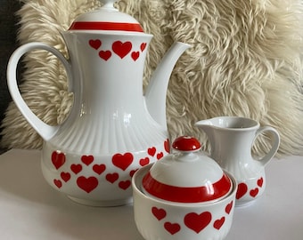 Vintage Winterling tea set with heart