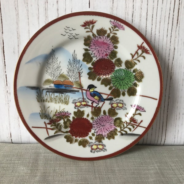 Belle vintage kitsch ! Assiette chinoise