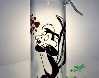 Stache / Stash Jar "PePe - Skunk Love" 5" inch