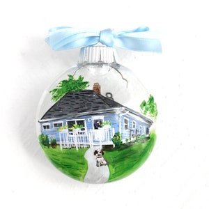 Aangepast huisornament-huisportret schilderen-etsy&#39;s keuze-inwijdingsfeest cadeau-nieuw huis-eerste huis-sluitingscadeau-cadeau makelaar