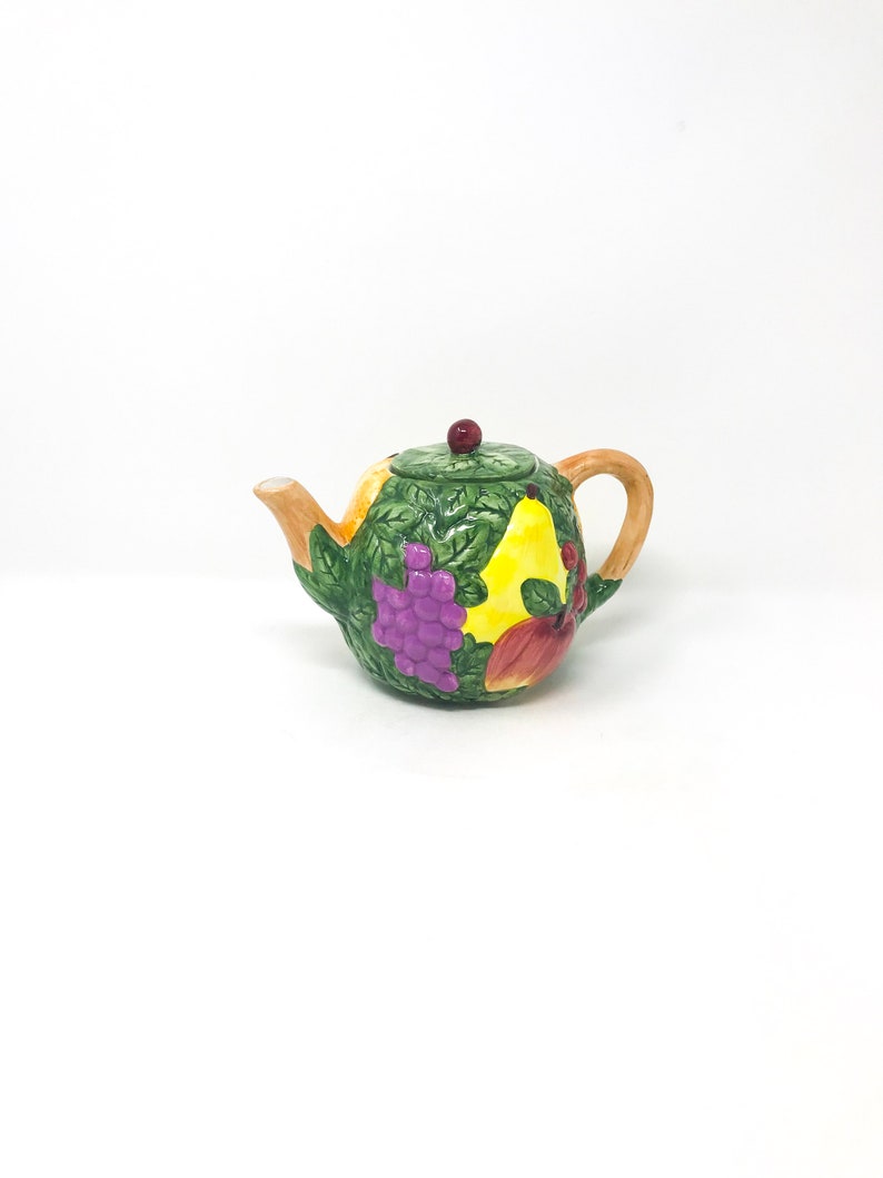 Colorful Fruit Teapot
