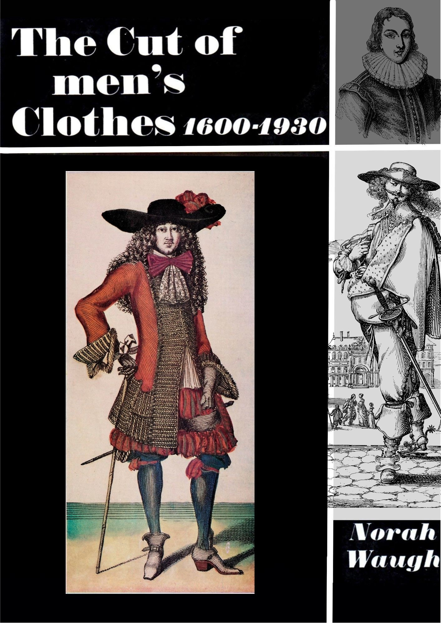 The Cut of Men's Clothes: 1600-1900 by Norah Waugh - Vintage