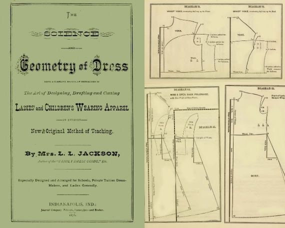 The Science and Geometry of Dress: Being a Complete Manual of Instruction -  1876 Vintage Book - Diagrams & Patterns- Instant Download - PDF - Etsy