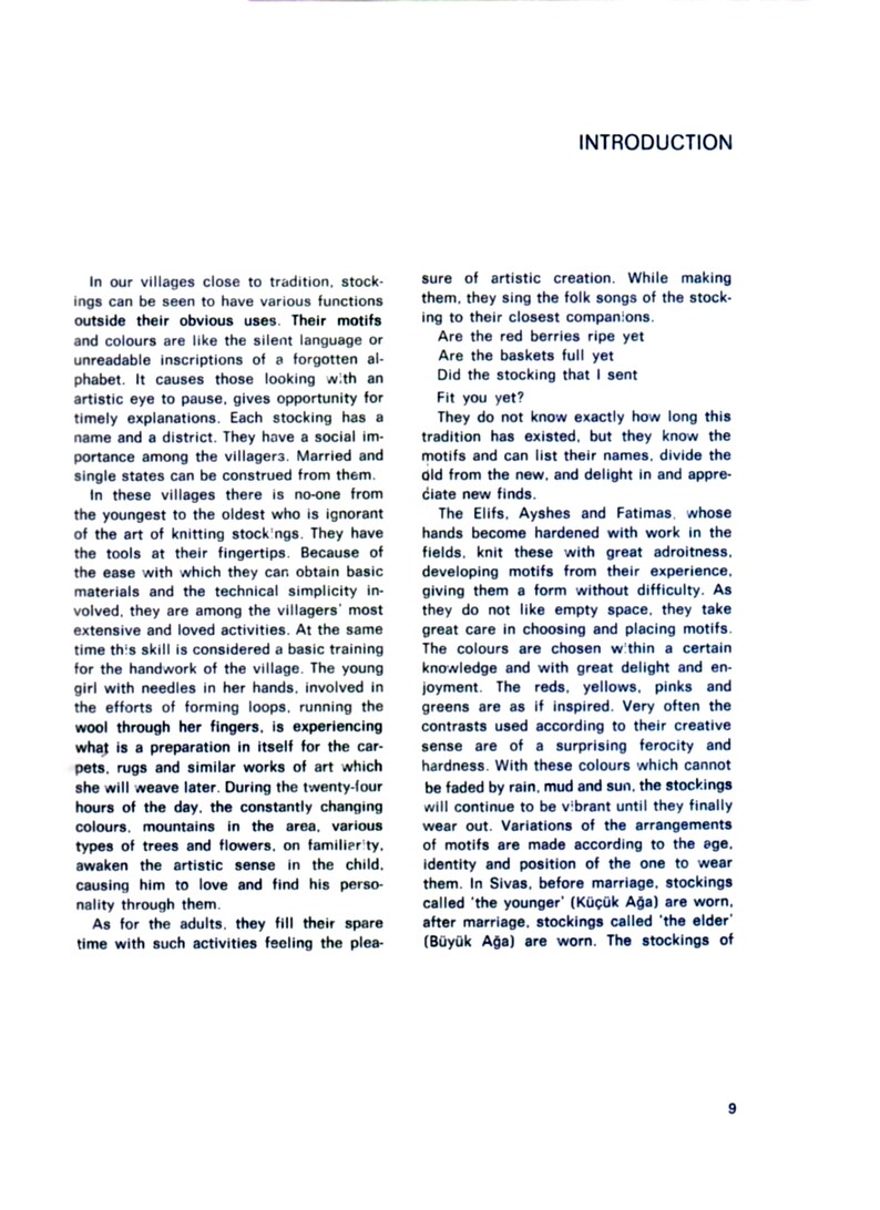 Instant Download Vintage book 1981 PDF file Traditions and techniques from Turkey Knitted stockings from Turkish villages