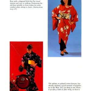 Crea i tuoi vestiti giapponesi: modelli e idee per l'abbigliamento moderno Libro vintage Kimono classico Download istantaneo File PDF immagine 7