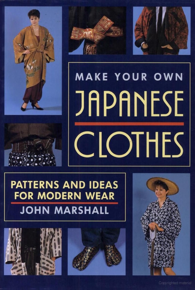 Crea i tuoi vestiti giapponesi: modelli e idee per l'abbigliamento moderno Libro vintage Kimono classico Download istantaneo File PDF immagine 2