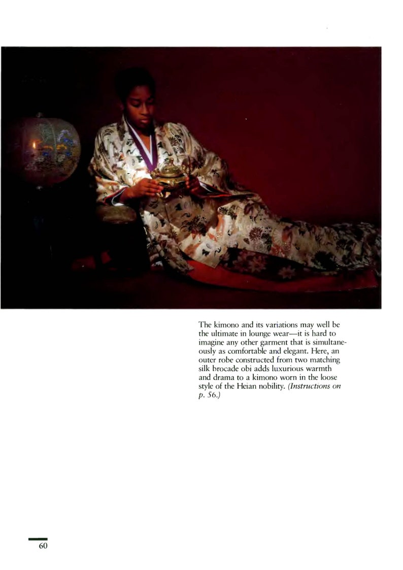 Crea i tuoi vestiti giapponesi: modelli e idee per l'abbigliamento moderno Libro vintage Kimono classico Download istantaneo File PDF immagine 8