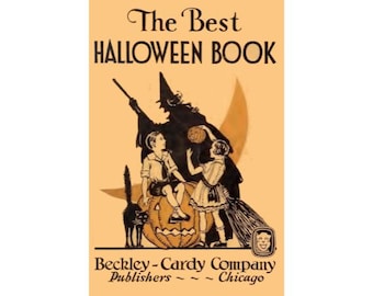 Najlepsza książka o Halloween - Recytacje dialogi ćwiczenia tańce pantomimy piosenki gry - 1931 r. Rzadka książka - Natychmiastowe pobranie - PDF