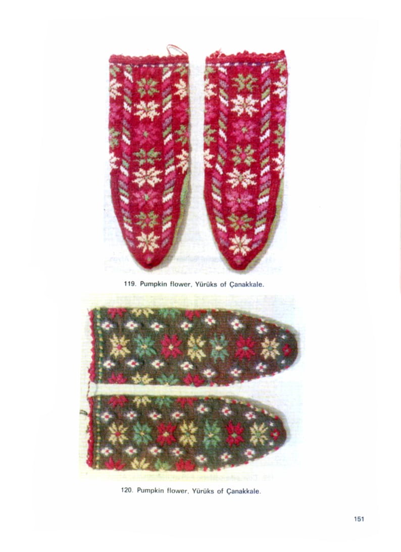 Instant Download Vintage book 1981 PDF file Traditions and techniques from Turkey Knitted stockings from Turkish villages