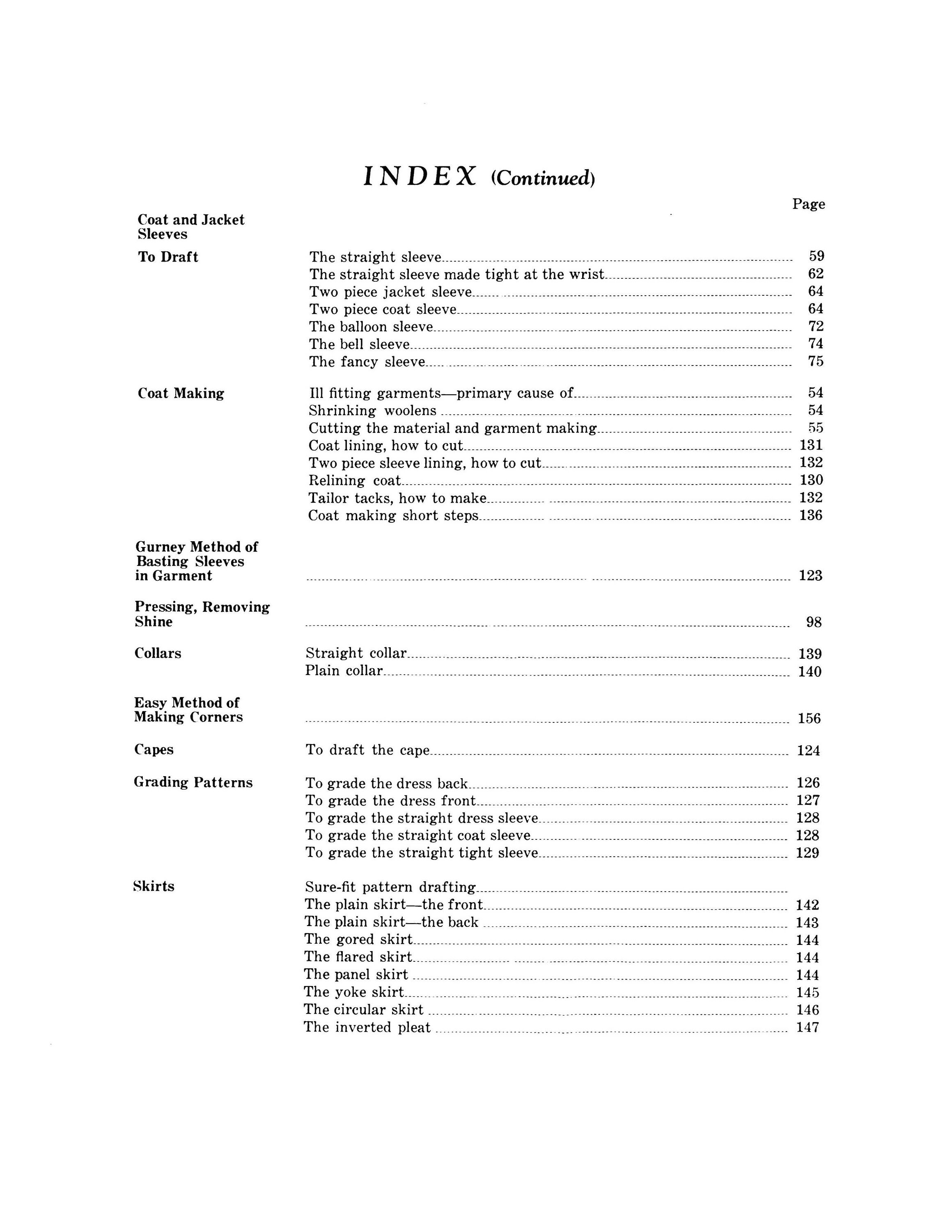 Pattern Drafting Pattern Grading Garment Making and Garment Fitting ...
