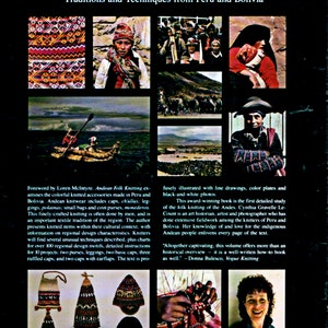 Andean Folk Knitting: Traditions and Techniques from Peru and Bolivia Vintage knitting book Rare Instant Download PDF file image 7