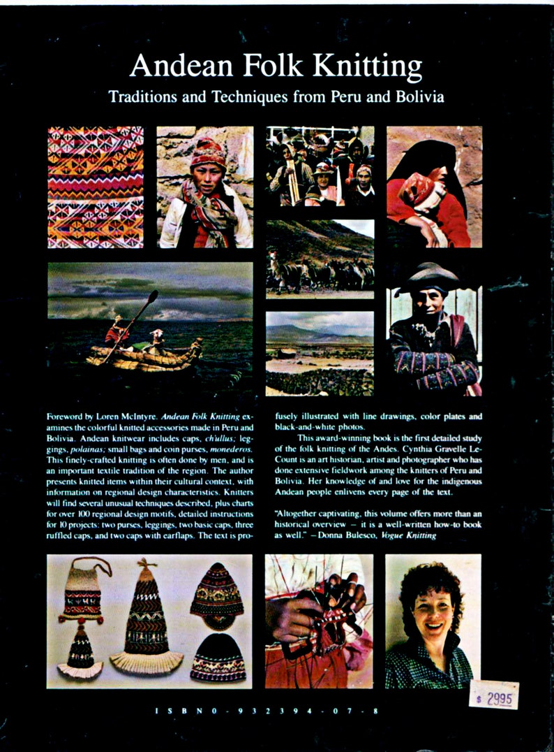 Andean Folk Knitting: Traditions and Techniques from Peru and Bolivia Vintage knitting book Rare Instant Download PDF file image 7