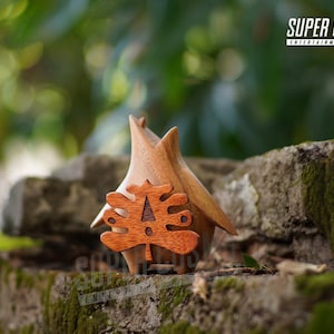 Wooden Korok #12 Sprouty the Korok - Handmade since 2018 - Zelda Tears of the Kingdom / Breath of the Wild