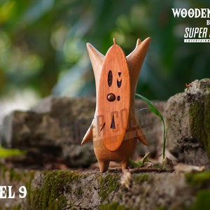 Wooden Korok #9 Blossom the Korok - Handmade since 2018 - Zelda Tears of the Kingdom / Breath of the Wild