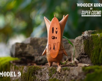 Wooden Korok #9 Blossom the Korok - Handmade since 2018 - Zelda Tears of the Kingdom / Breath of the Wild