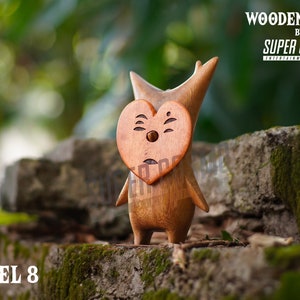 Wooden Korok #8 Buddy the Korok - Handmade since 2018 - Zelda Tears of the Kingdom / Breath of the Wild