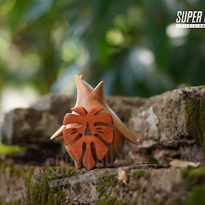 Wooden Korok #13 Branb the Korok - Handmade since 2018 - Zelda Tears of the Kingdom / Breath of the Wild