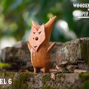 Wooden Korok #6 Sidh the Korok - Handmade since 2018 - Zelda Tears of the Kingdom / Breath of the Wild