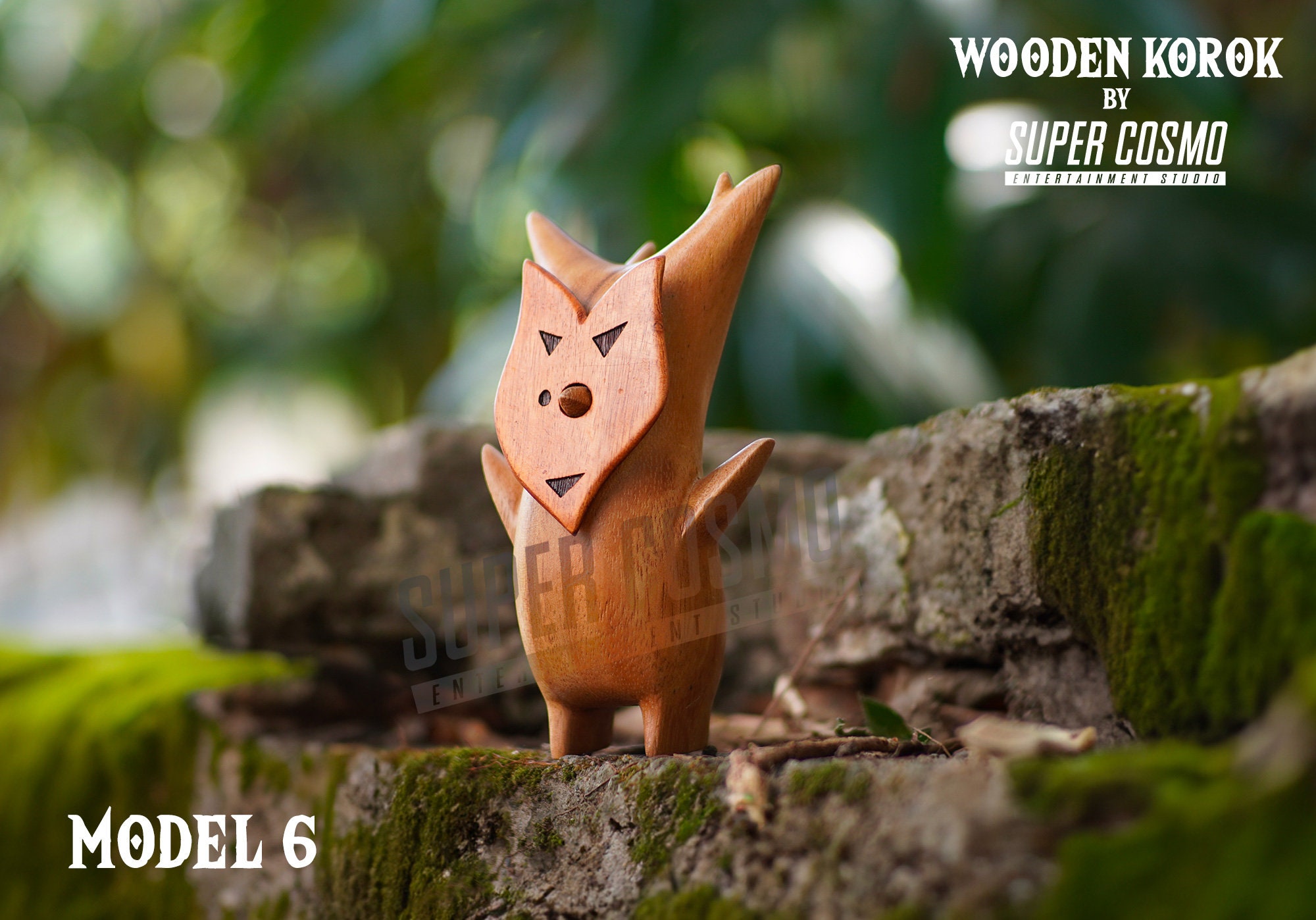 Wooden Korok #6 Sidh the Korok - Handmade since 2018 - Zelda Tears of the Kingdom / Breath of the Wild