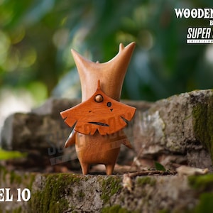 Wooden Korok #10 Shrubby the Korok - Handmade since 2018 - Zelda Tears of the Kingdom / Breath of the Wild