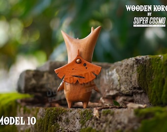 Wooden Korok #10 Shrubby the Korok - Handmade since 2018 - Zelda Tears of the Kingdom / Breath of the Wild