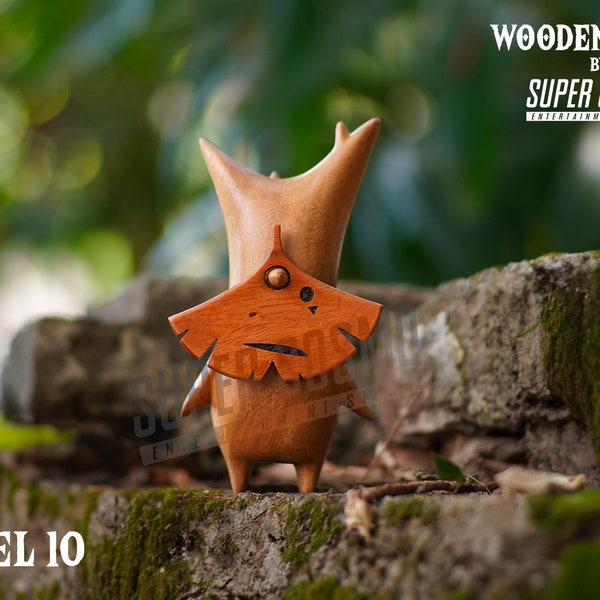 Wooden Korok #10 Shrubby the Korok - Handmade since 2018 - Zelda Tears of the Kingdom / Breath of the Wild