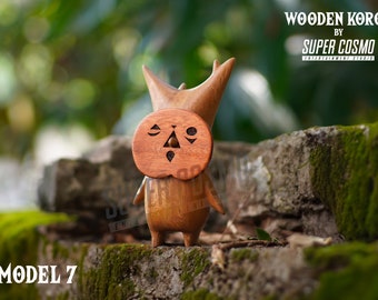 Wooden Korok #7 Haww the Korok - Handmade since 2018 - Zelda Tears of the Kingdom / Breath of the Wild