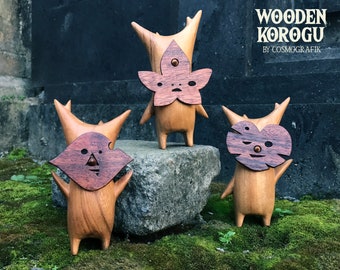 Wooden Korok / Korogu / Handmade since 2018 - Zelda Tears of the Kingdom / Breath of the Wild