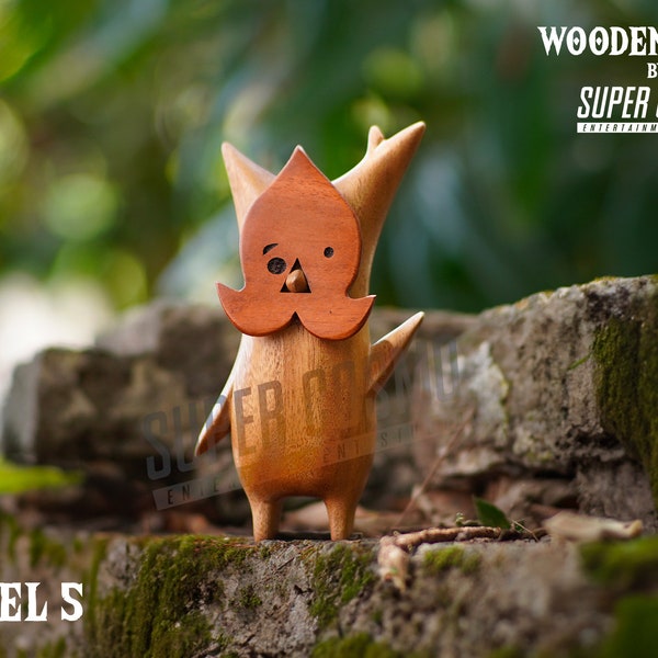 Wooden Korok Model 5 -  Handmade since 2018 - Zelda Tears of the Kingdom / Breath of the Wild