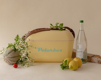 PolarBox - Die Retro Kühlbox - 20L, Gelb - Beste Kühlbox für Picknick