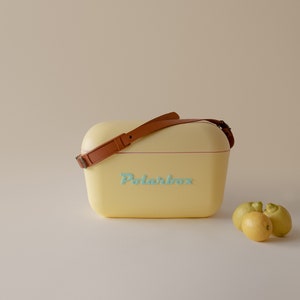 PolarBox - The Retro Cooling Box - 12L, Yellow - Best Cooler for Picnic