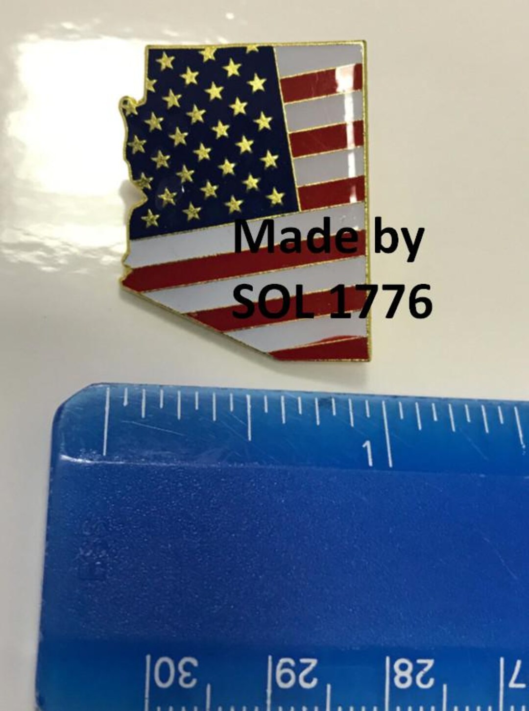 Arizona State Lapel Pin AZ US Flag American USA Patriot Politics - Etsy