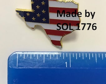Texas State Lapel Pin TX US Flag American USA Patriot Politics