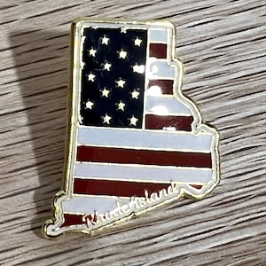 Rhode Island State Lapel Pin US Flag American USA Patriot Politics