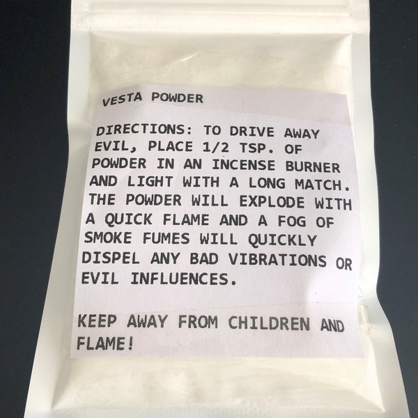 Vesta Powder / Chasing Powder for Witchcraft Ritual 2 oz.