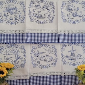 Lot 6 - Torchon de cuisine brodé