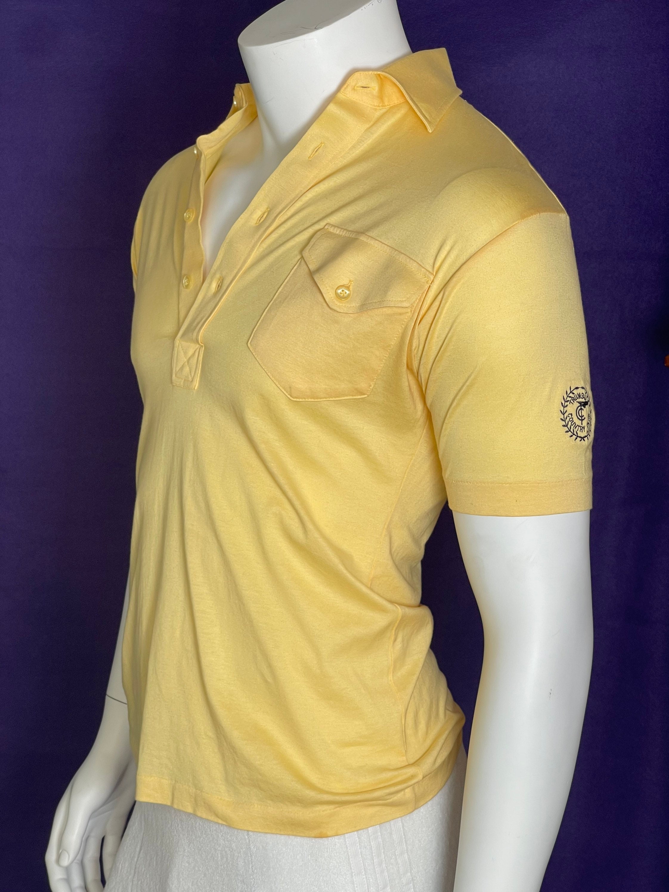 Vintage 1970s Trumbull Country Club Golf Shirt Etsy