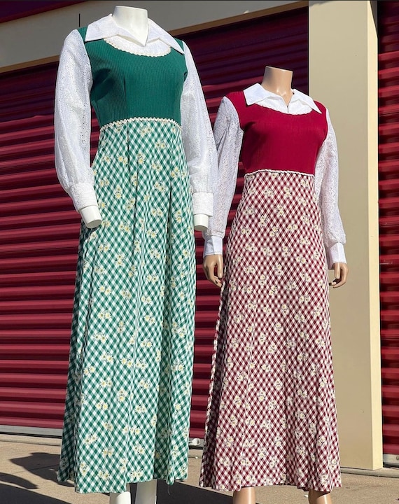 Pair of Vintage 1970’s Teacher Dresses
