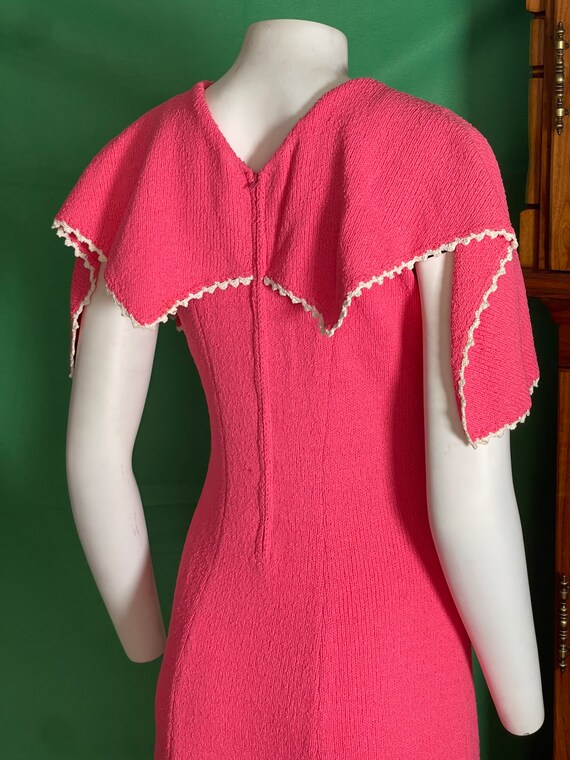 Vintage 1960s Pink Picardo Knits Dress - image 8