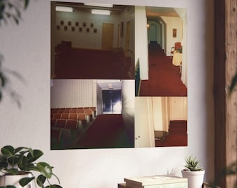 Póster de espacios liminales vintage en trastiendas / Fotos reales de los años 80 / Póster de bellas artes