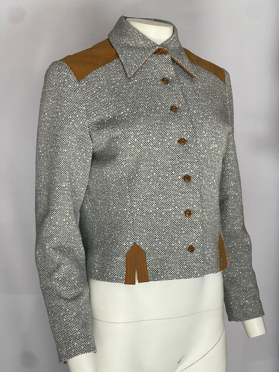 Vintage Late 1960s  Leslie Fay Button Down Jacket - image 1