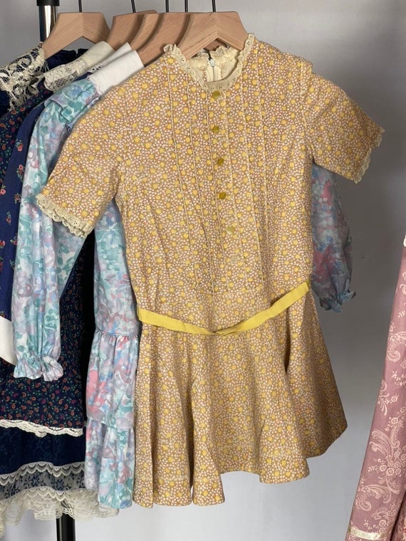 Vintage 1980’s Children’s Prairie Dress Lot - image 4