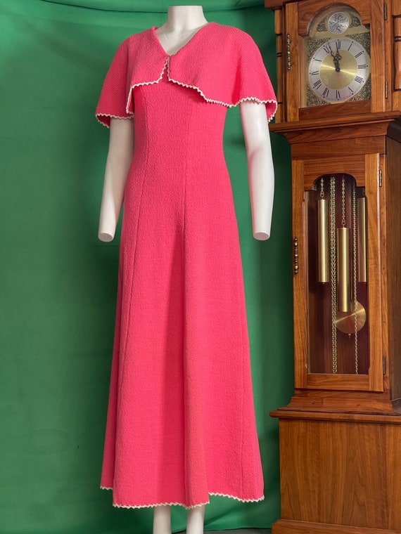 Vintage 1960s Pink Picardo Knits Dress - image 9